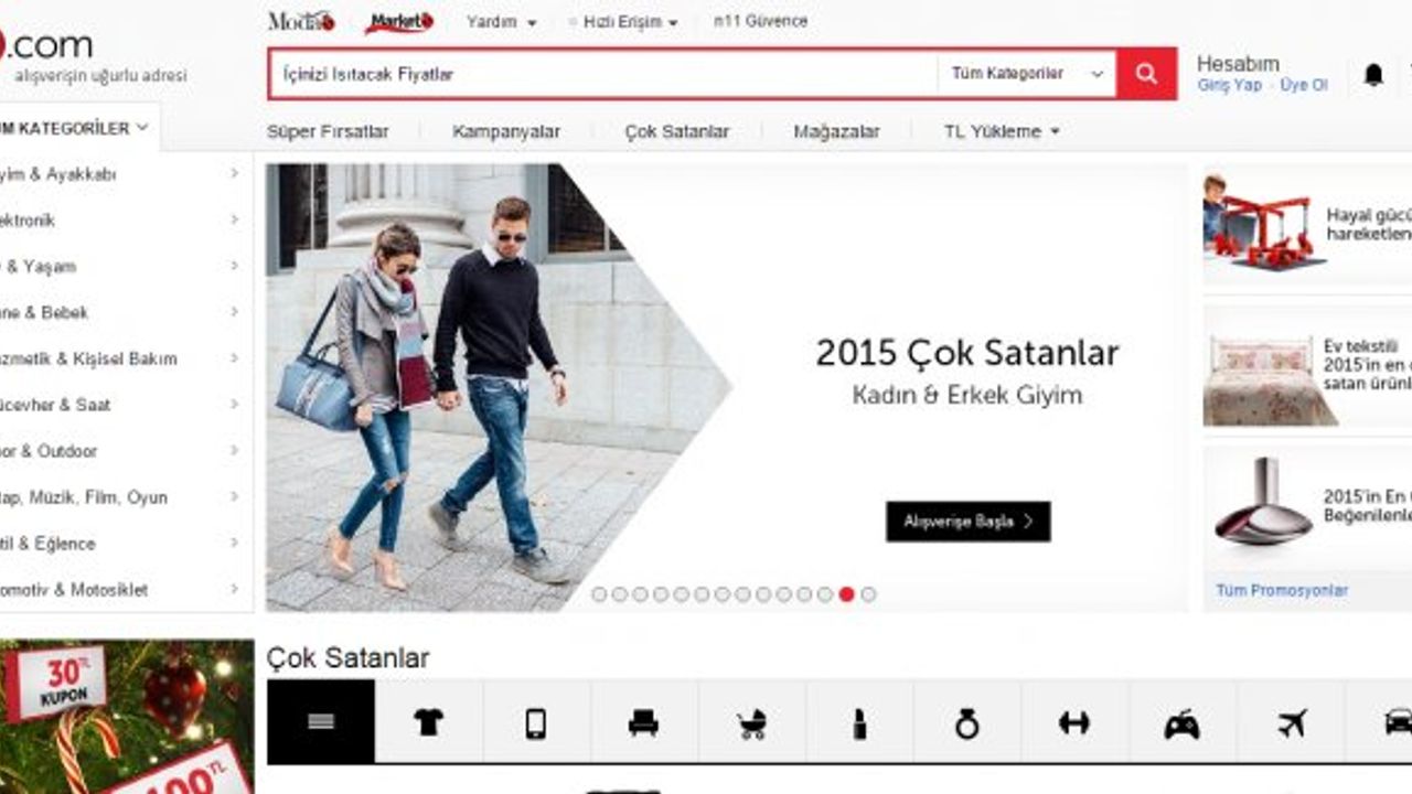 n11.com'un ticaret hacmi 3 yılda 2 milyar TL'ye ulaştı