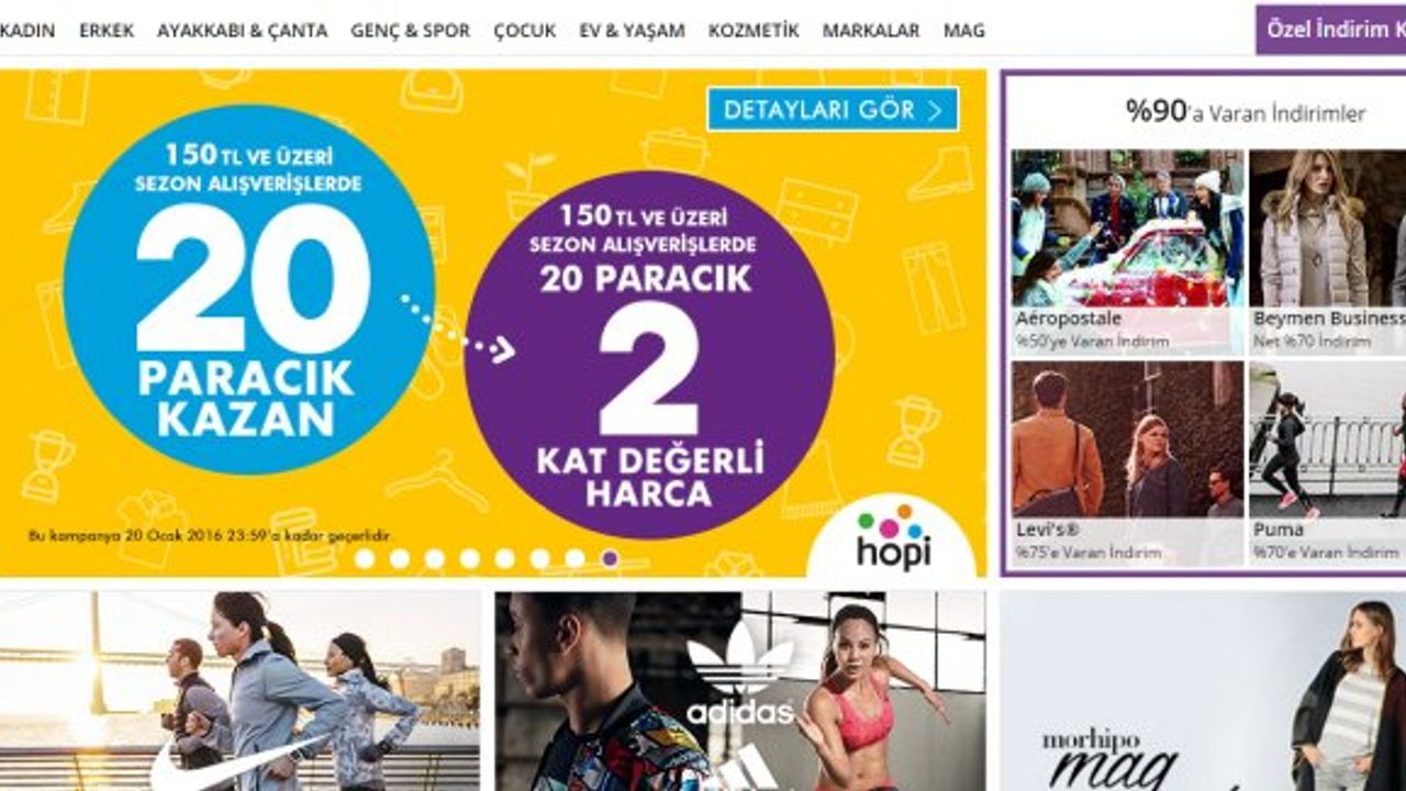 Yılın dikkat çeken mobil uygulaması Morhipo oldu