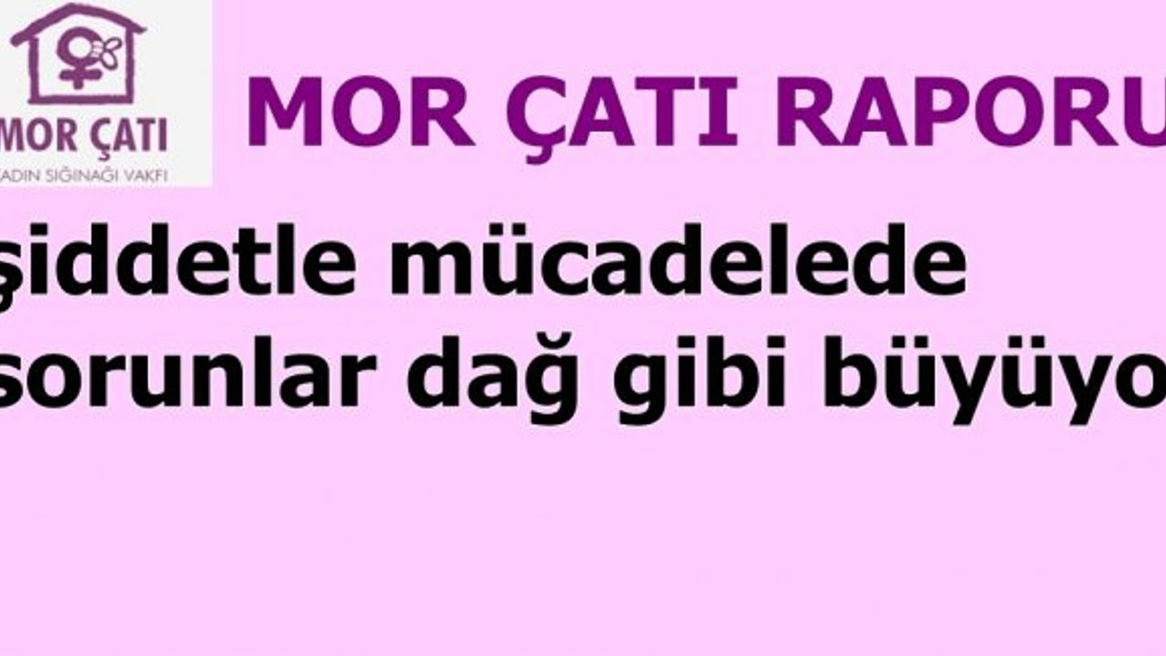 Mor Çatı Raporuna Göre Sorunlar Dağ Gibi Büyüyor
