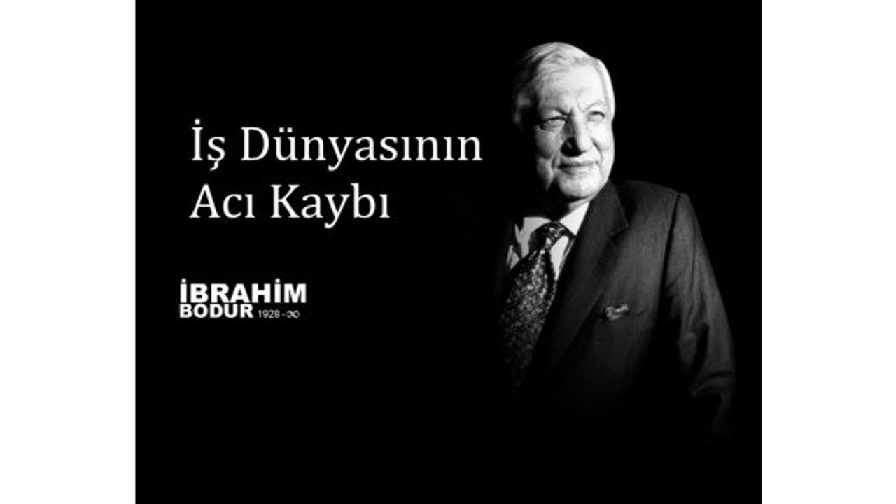 Kale Grubu'nun Kurucusu ve Onursal Başkanı Dr.Hacı İbrahim Bodur hayatını kaybetti