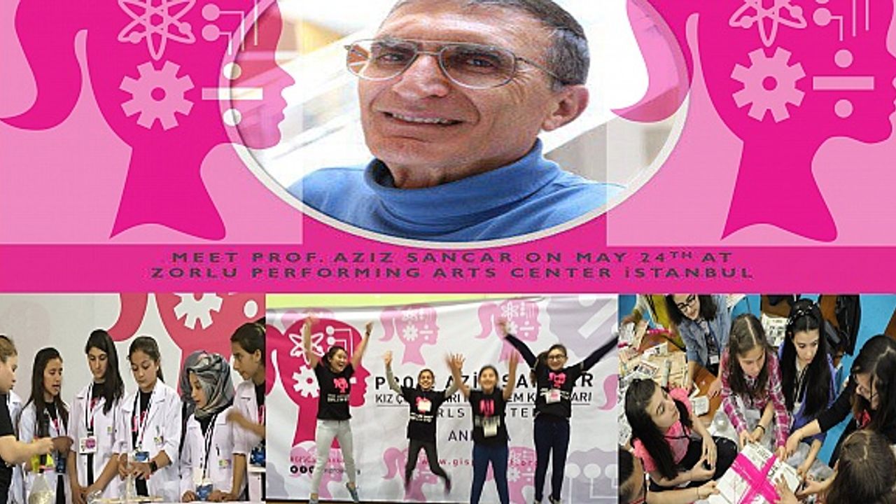 Türkiye'nin Dört Bir Yanından Kız Öğrenciler Prof.Aziz Sancar İle Buluşuyor