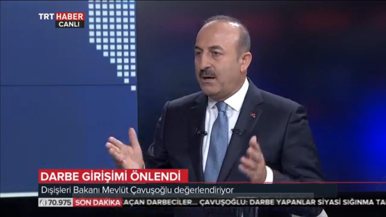 Çavuşoğlu;”ABD, kaçmasını önlemeli ve iade etmeli”