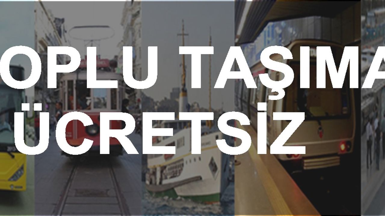 Demokrasi nöbeti için ulaşım ücretsiz