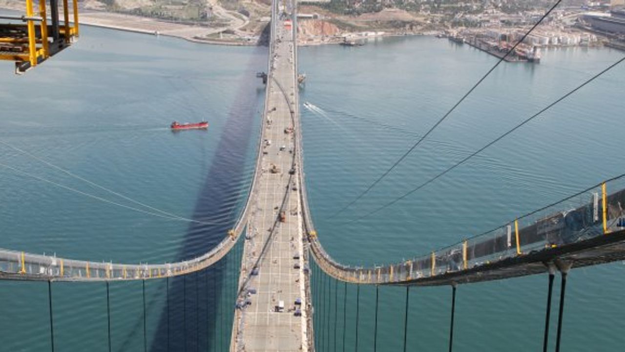 Deprem olursa Osman Gazi Köprüsü alarm verecek