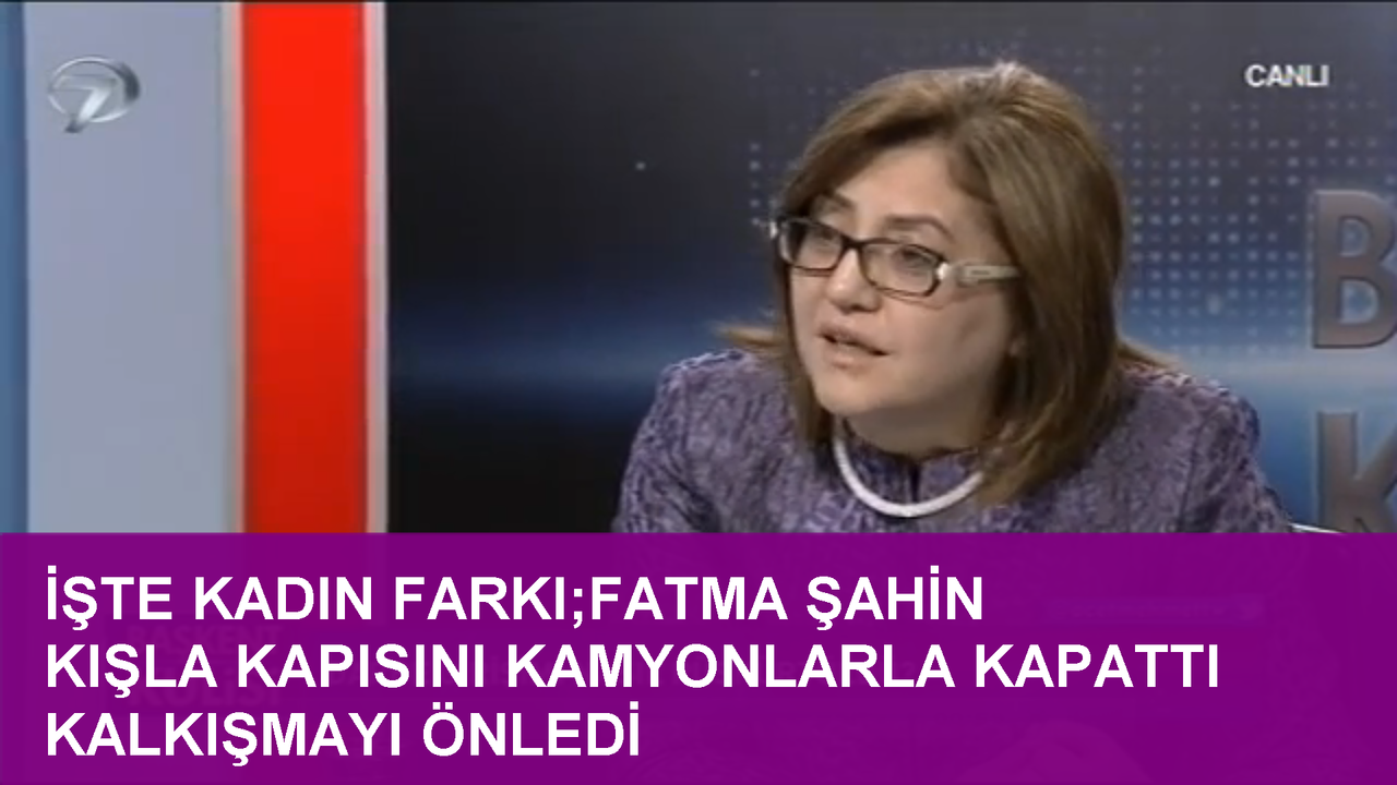 Fatma Şahin; “Komutanın konuşması değişince iş makinalarını kışlaya yığdık