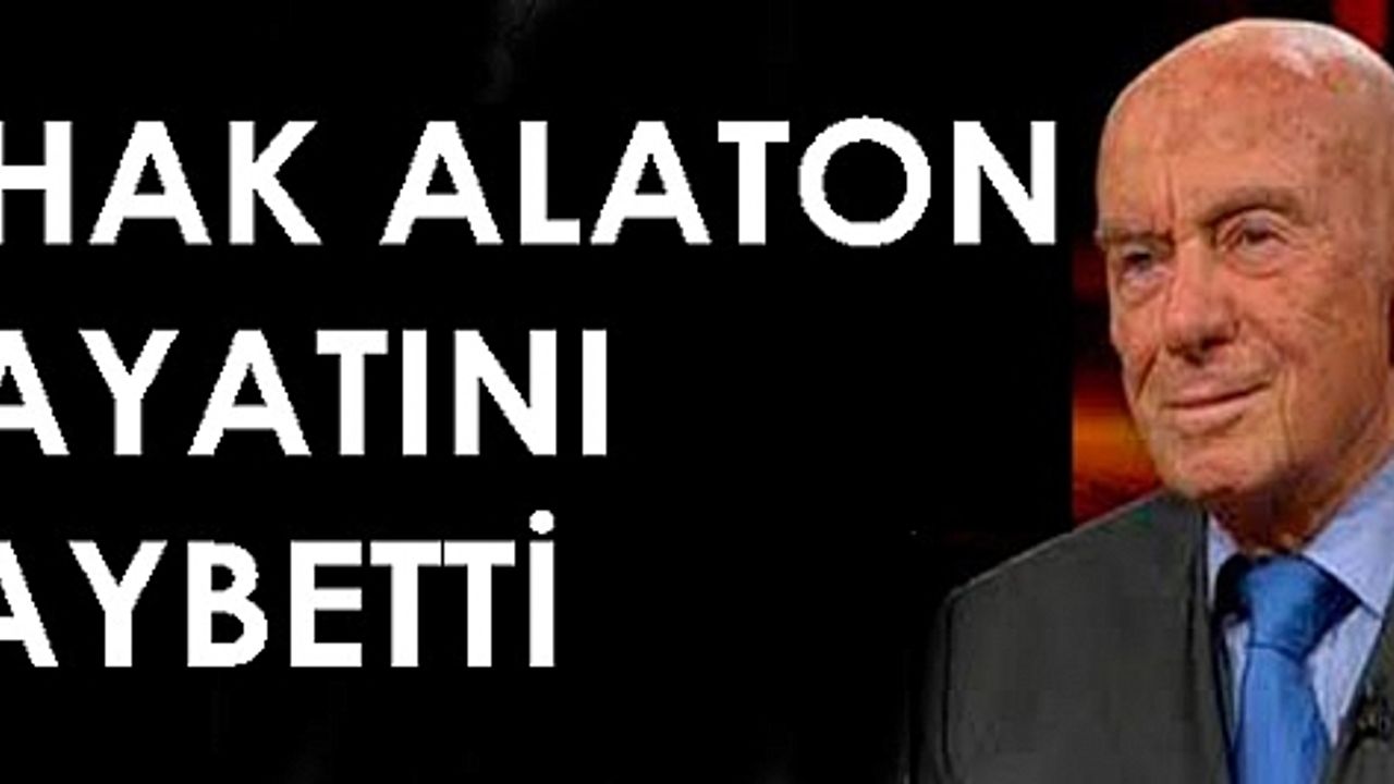 Alarko Holding Onursal Başkanı İshak Alaton hayatını kaybetti