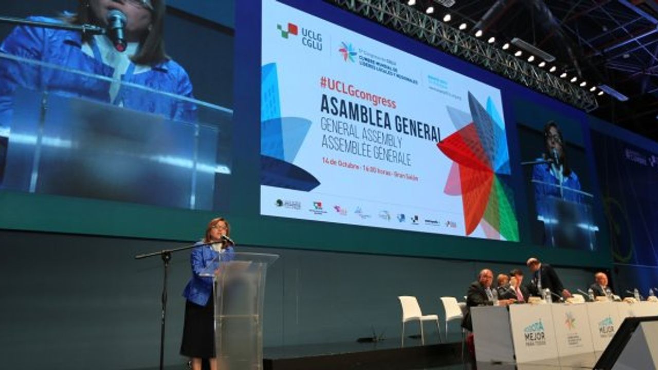 Fatma Şahin, BM Kentler ve Yerel Yönetimler Dünya Teşkilatı UCLG Başkan Yardımcısı oldu