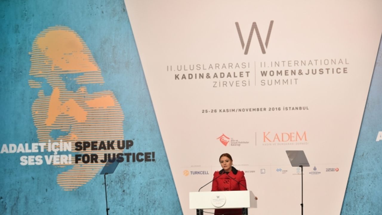 KADEM Başkanı Sare Aydın,"Adalet için ses ver!"