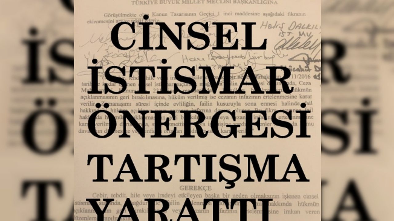 Meclis’teki cinsel istismar önergesi Türkiye'yi ayağa kaldırdı