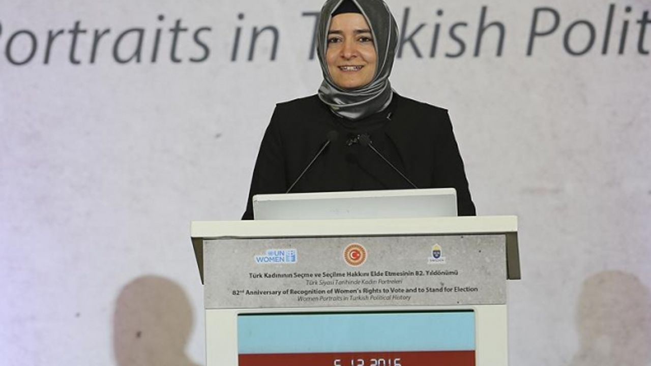 Aile Bakanı Kaya;"Yakın gelecekte kadının temsil oranı yüzde 50 olacak"