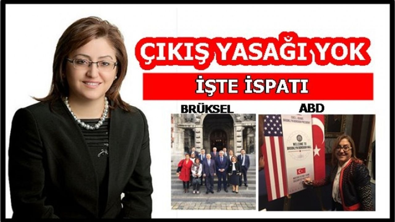 Gaziantep Büyükşehir Belediyesi'nden açıklama;Fatma Şahin hakkında yurtdışı çıkış yasağı yok"