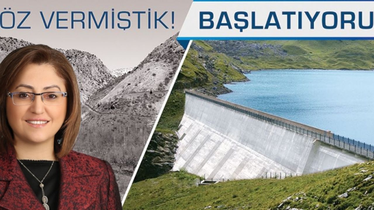 Fatma Şahin sözünü tuttu Gaziantep'in 50 yıllık su sorunu bitiyor