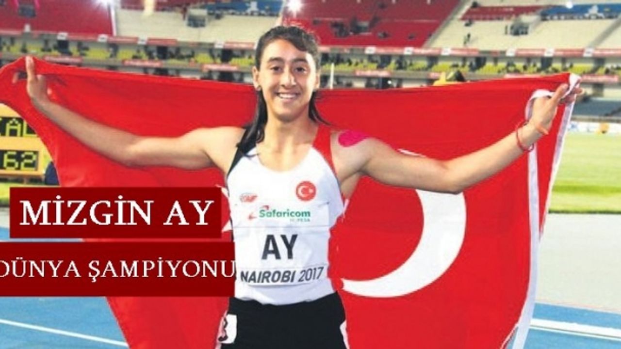 Rüzgarın kızı Mizgin Ay, dünya şampiyonu oldu