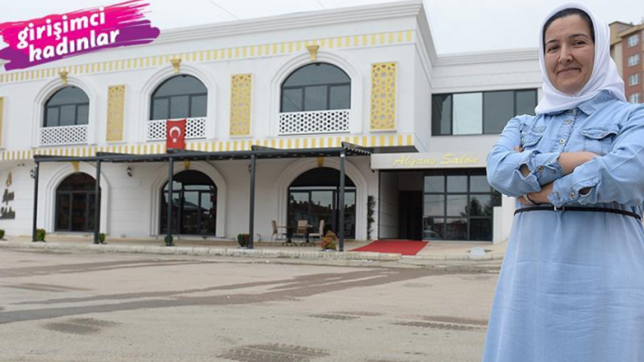 Kadın girişimci Giresunlu Elif Bayram, hem fırın hem de düğün salonu işletiyor