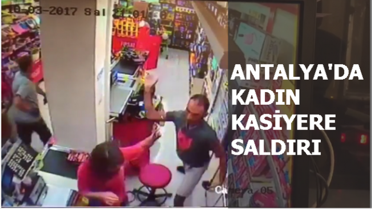 Markette kasiyere saldıran sporcu gözaltına alındı
