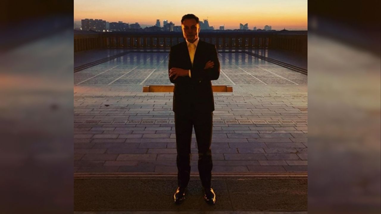 Elon Mask'ın Anıtkabir ziyareti büyük ilgi gördü