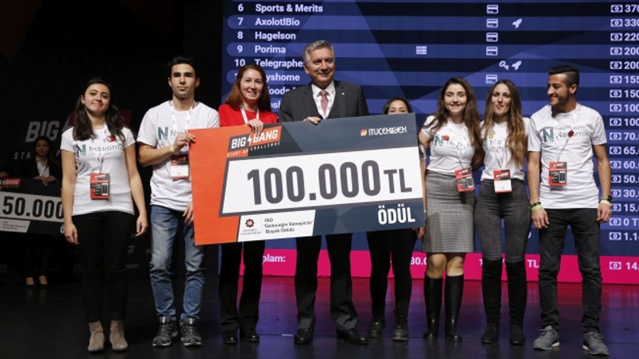 İstanbul Sanayi Odası'ndan, Big Bang Girişimcilik Yarışmasında 3 projeye 200 bin TL ödül