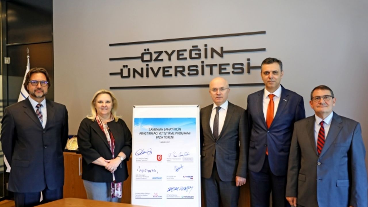 Özyeğin Üniversitesi'de Savunma Sanayii Araştırmacı Yetiştirme programı açılıyor