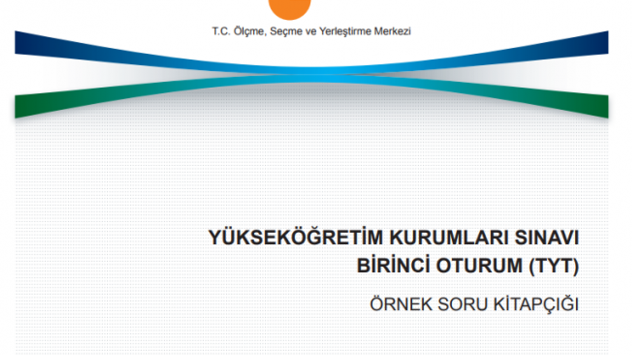 TYT örnek soruları açıklandı, işte TYT soru örnekleri