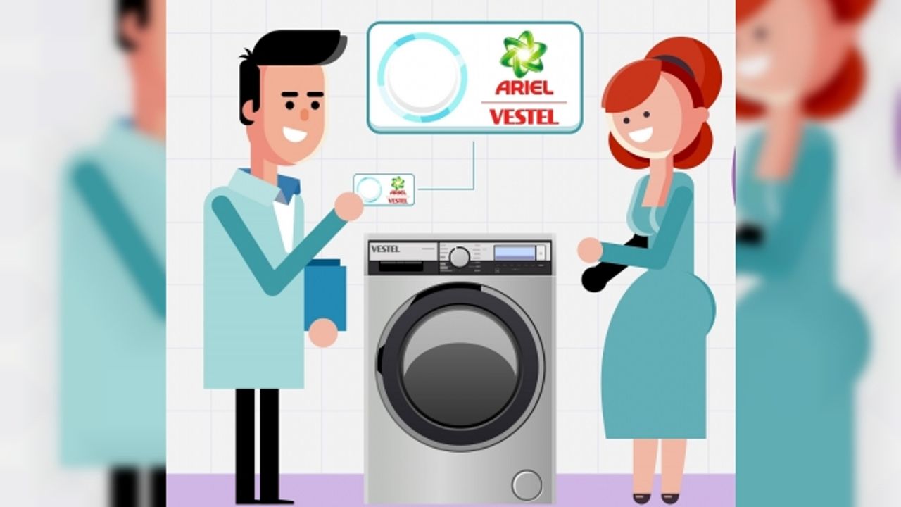 Vestel ve P&G’den Türkiye’de bir ilk: Tek tuşla deterjan siparişi