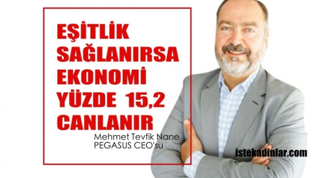 Nane, "Eşitlik sağlanırsa ekonomi yüzde 15,2 canlanır"