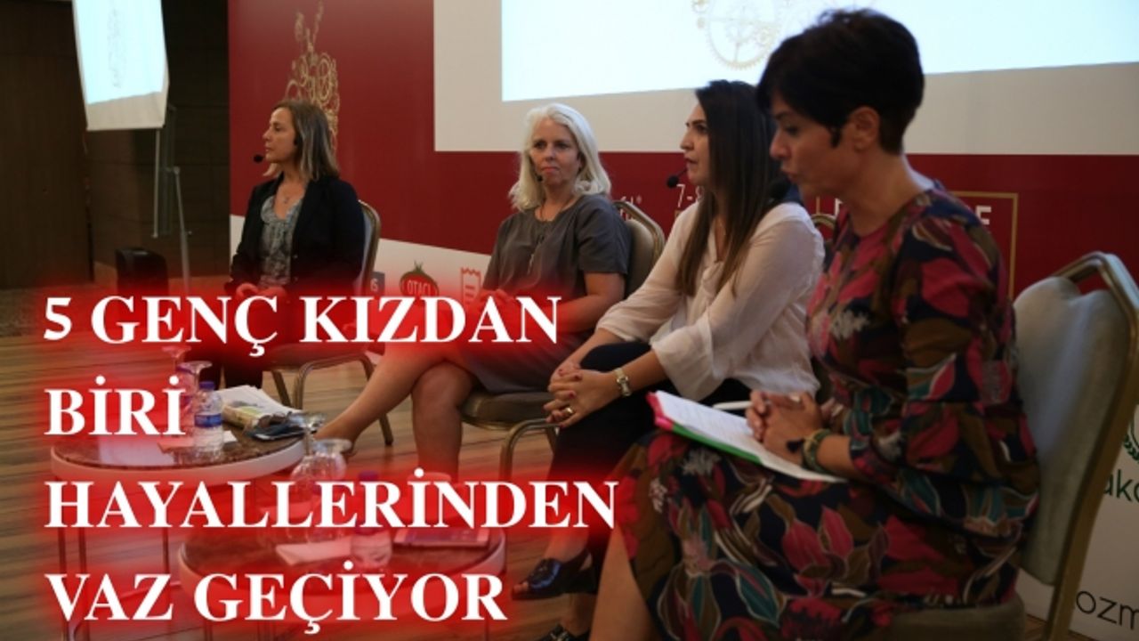 Her beş genç kızdan biri kendi hayallerinden vazgeçiyor