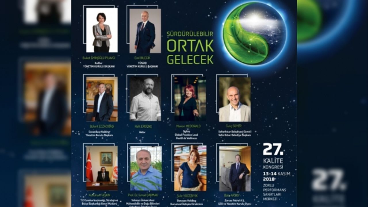 Kalite Kongresi 13 Kasım'da 3 bin kişiyi ağırlayacak