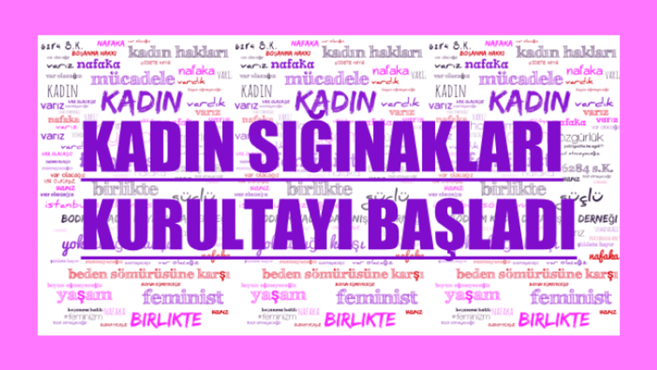 21. Kadın Sığınakları ve Da(ya)nışma Merkezleri Kurultayı başladı