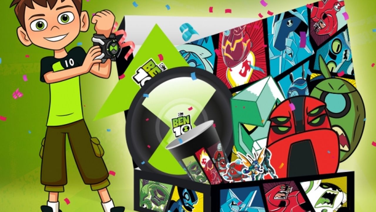 Ben 10 ve Uzaylılar çocukları partiye bekliyor!