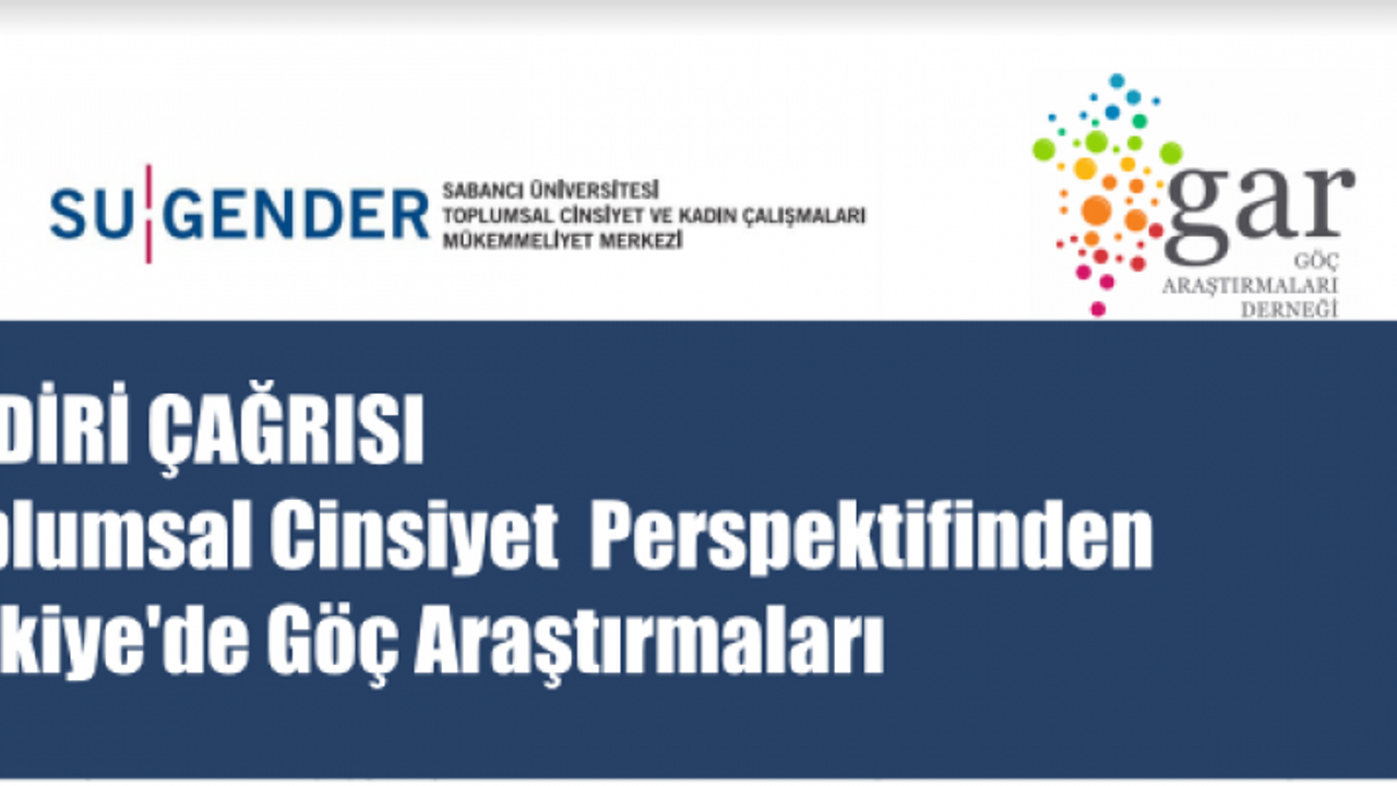 SU GENDER ve GAR'dan bildiri çağrısı