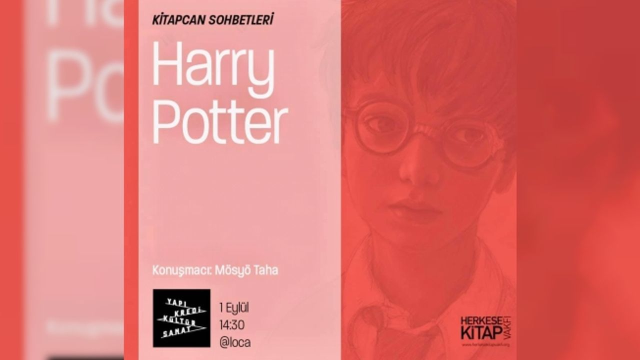 Herkese Kitap Vakfı'ndan 1 Eylül'de ücretsiz sohbet,  “Harry Potter’ı bir de Mösyö Taha’dan dinleyin"