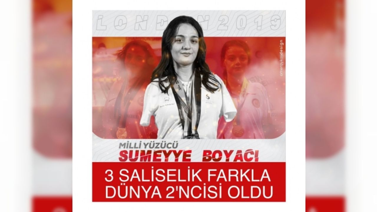 Sümeyye Boyacı, Sadece 3 Saliselik Farkla Dünya 2.'si Oldu