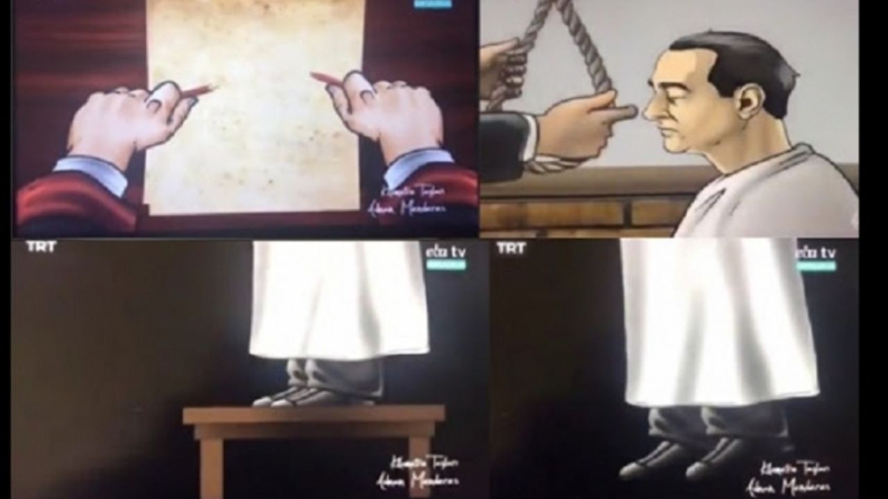EBA TV'deki Menderes'in İdam Görüntülerine Tepki Büyüyor