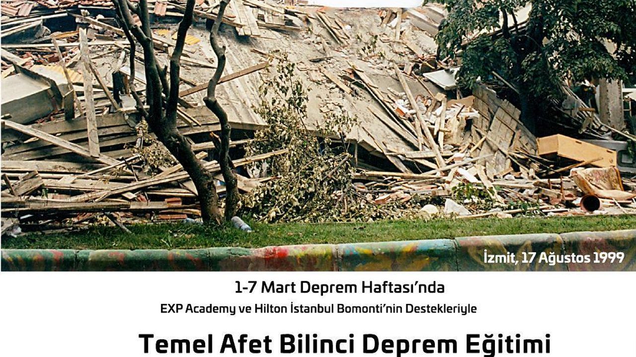 EXP Academy'den Ücretsiz Depreme Hazırlık Eğitimi