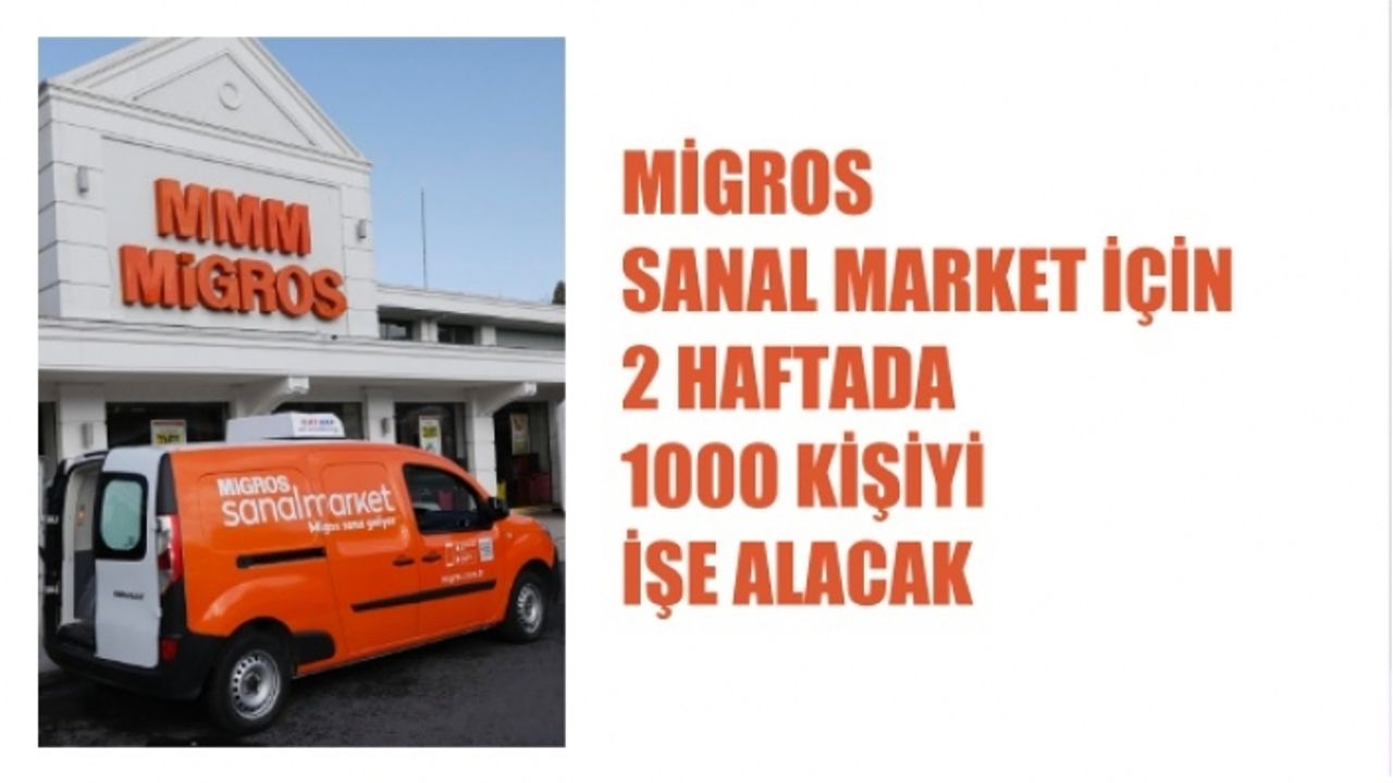 Migros Sanal Market Siparişlerine Yetişmek İçin 1000 Kişiyi İşe Alacak