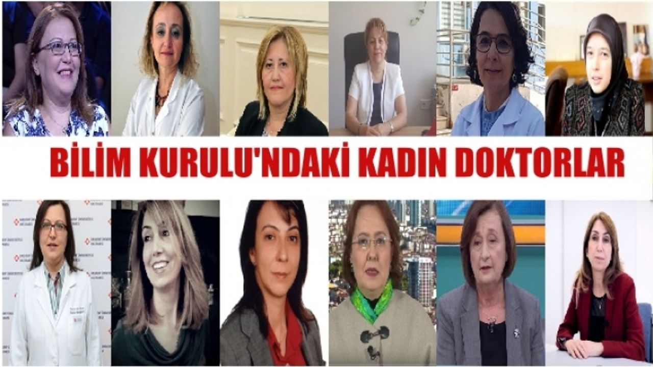 Türkiye Corona Virüs Bilim Kurulu'ndaki Kadın Doktorlar
