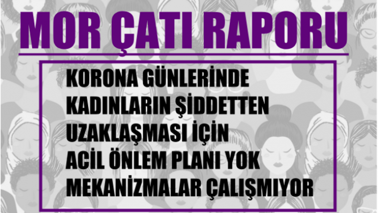 Mor Çatı Raporu, 'Şiddetle mücadelede acil önlem planı yok, mekanizmalar çalışmıyor"