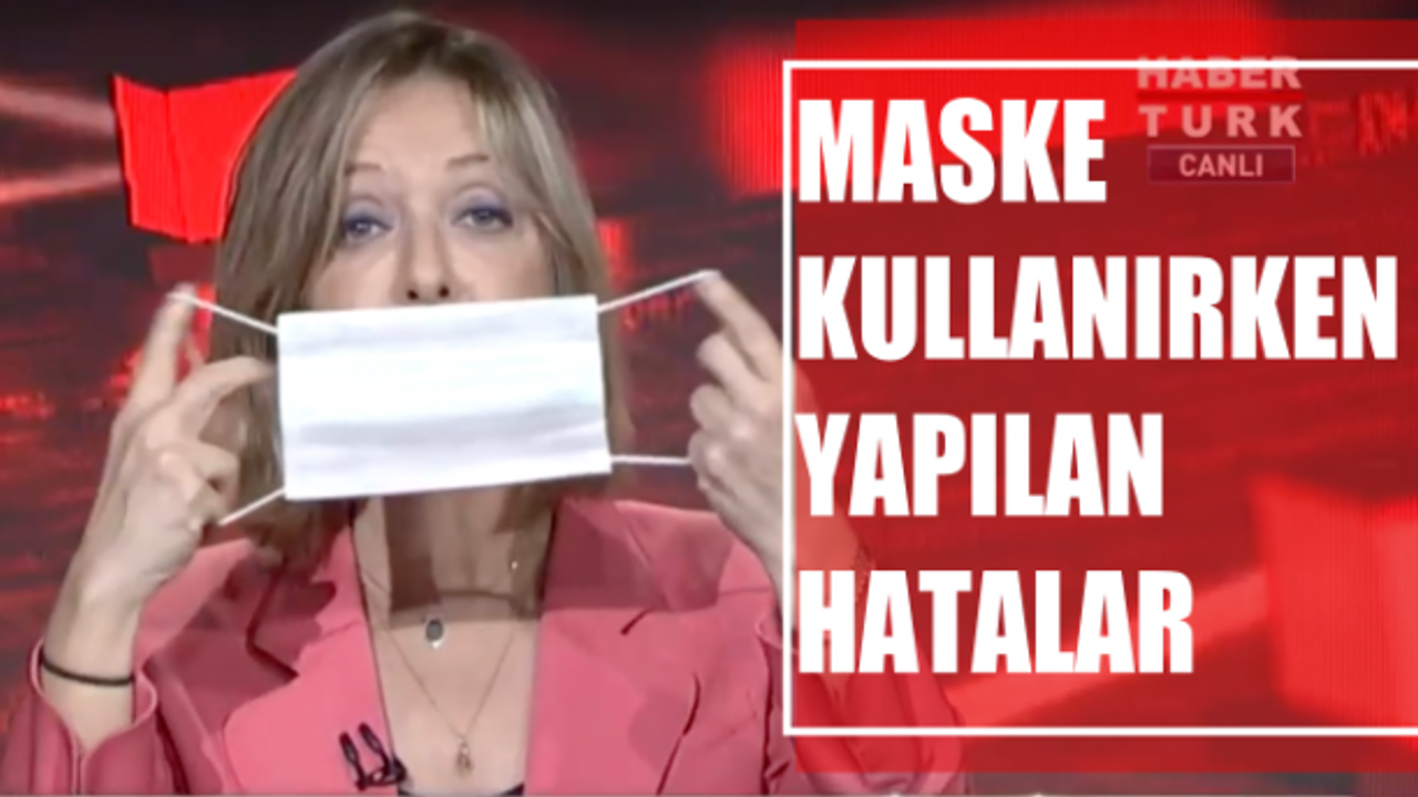 Prof.Ayşe Hande Arslan, Corona Virüs Tıbbi Maske Nasıl Kullanılır Gösterdi