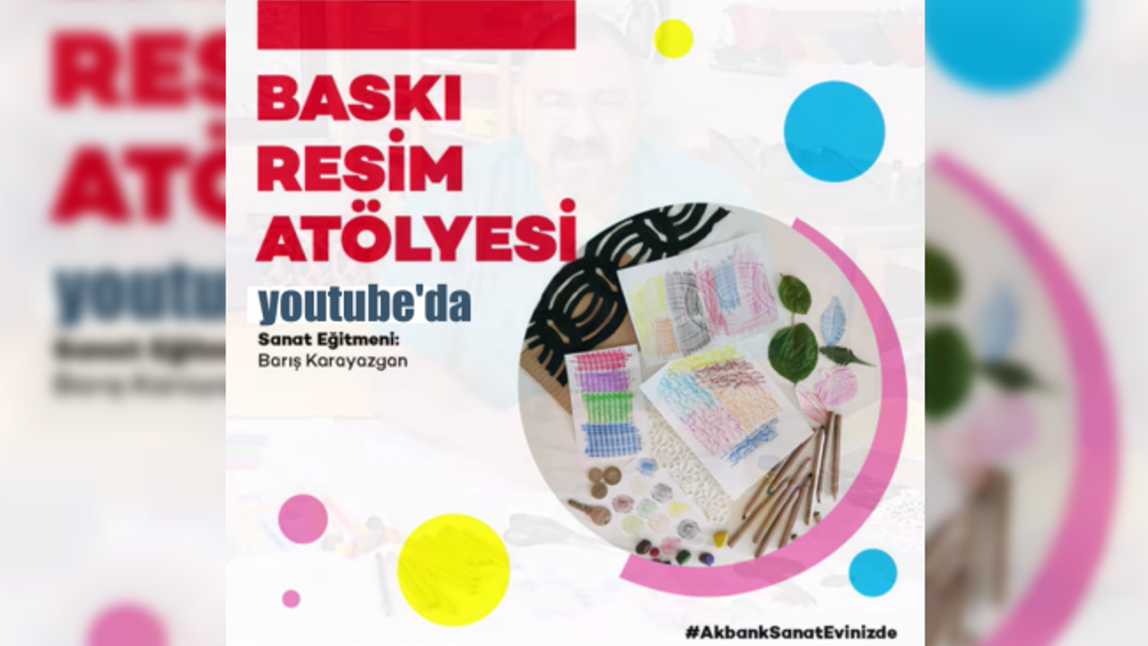 Akbank Sanat'tan çocuklara online atölye