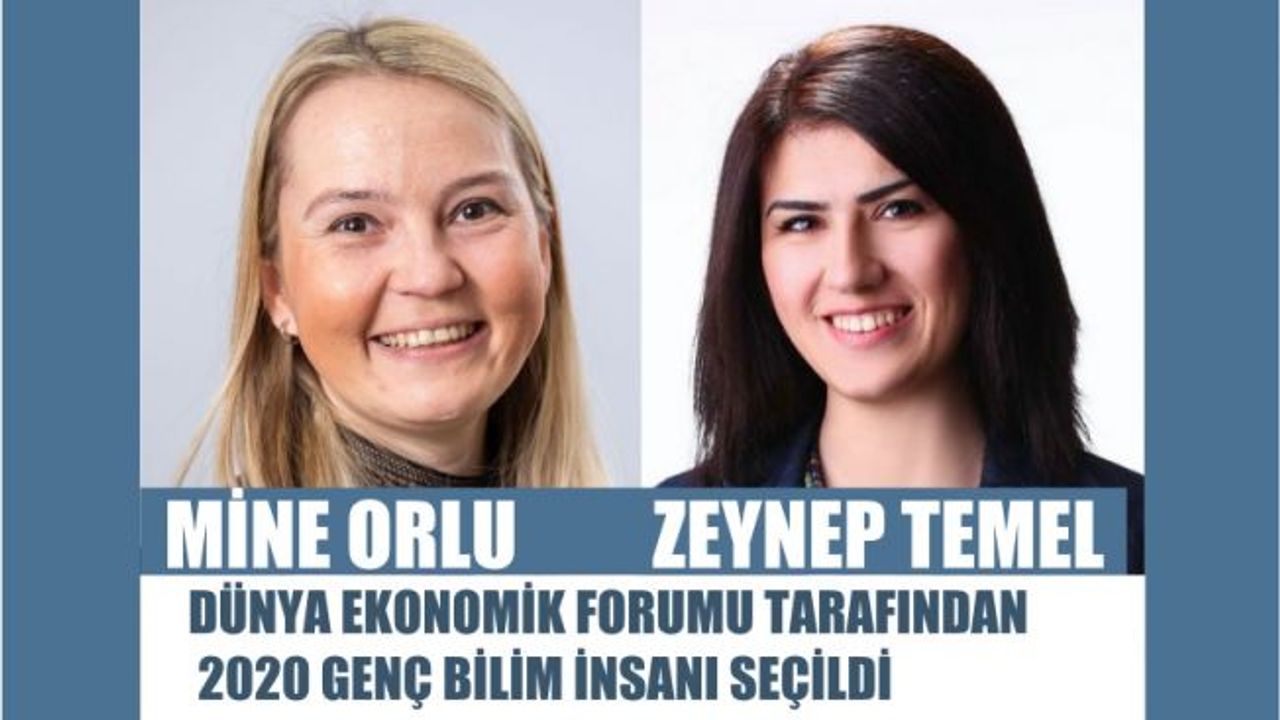 Mine Orlu ve Zeynep Temel, WEF Genç Bilim İnsanı Seçildi