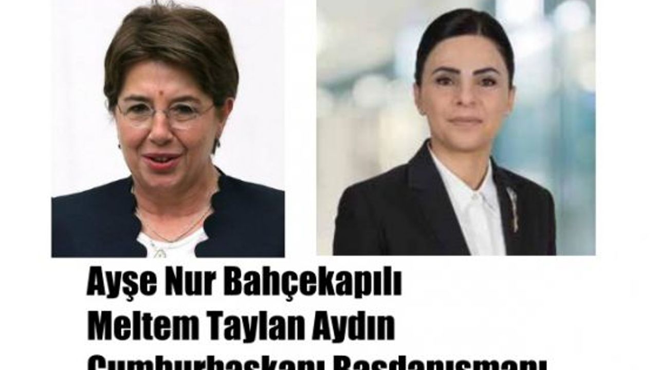 Cumhurbaşkanı Başdanışmanı Olan Ayşe Nur Bahçekapılı - Meltem Taylan Aydın Kimdir?