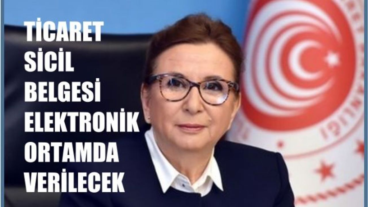 Ticaret Sicil Belgesi MERSİS'ten alınabilecek