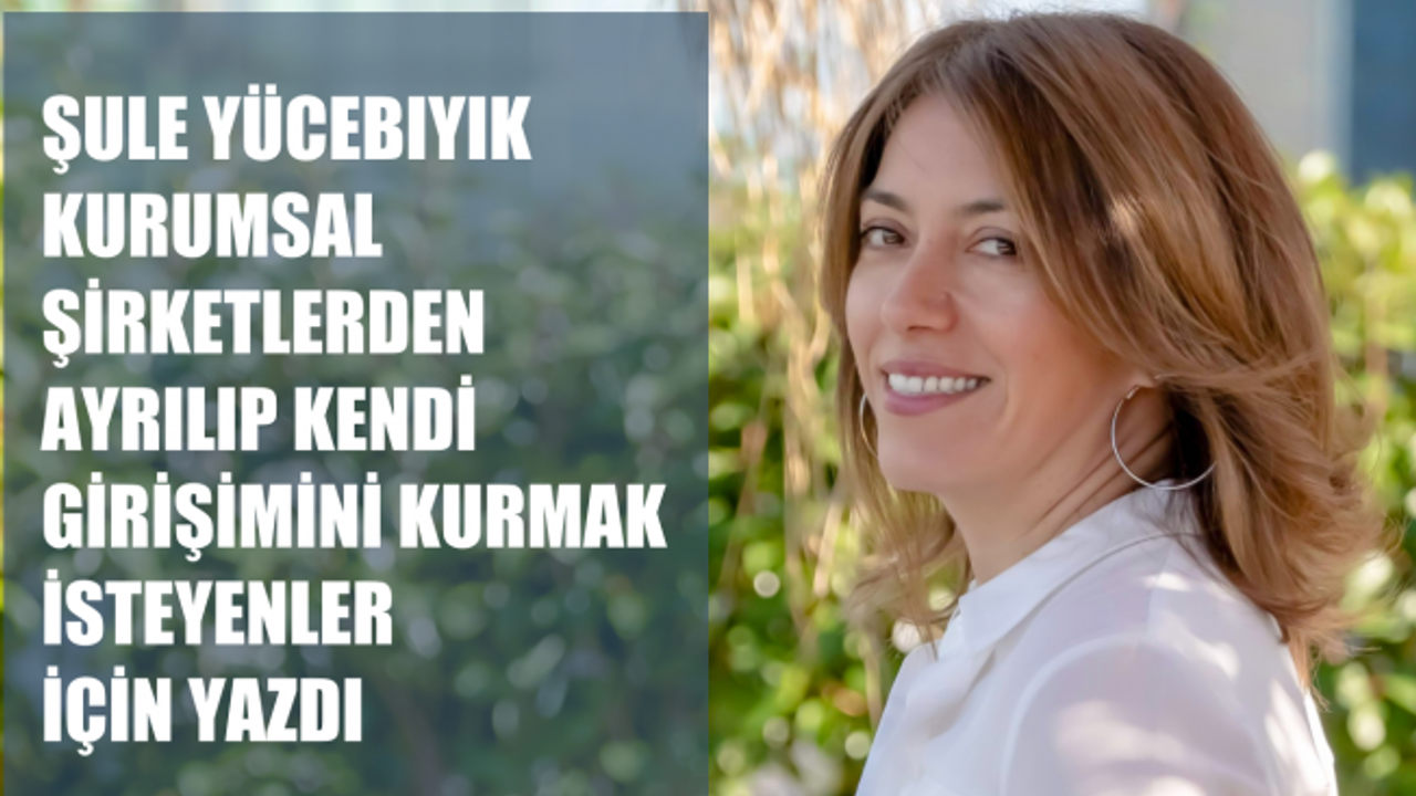 Şule Yücebıyık, Kurumsal Şirketlerden Ayrılığın Artılarını Eksilerini Yazdı
