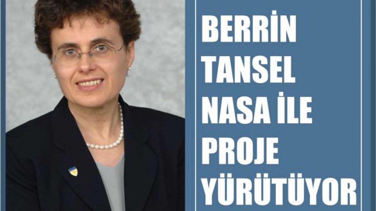 Prof.Dr.Berrin Tansel, NASA ile Atık Su Projesinde Çalışıyor