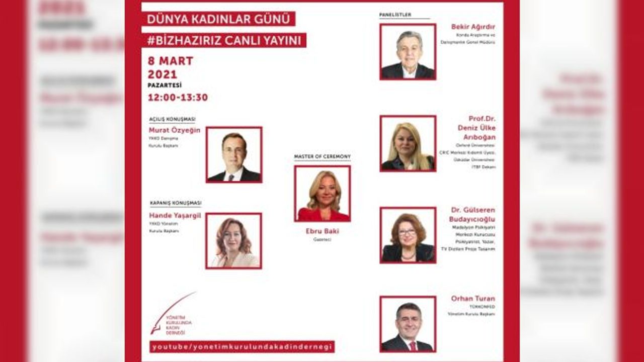 Yönetim Kurulunda Kadın Derneği’nden 8 Mart'ta #BizHazırız Buluşması