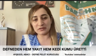 Ayşegül Abacı, defneden hem yakıt hem kedi kumu üretti