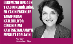 Nur Ger, "Cins Kırıma Artık Kayıtsız Kalamayız, Meclis'i Toplayın"