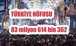 TÜiK açıkladı, Türkiye Nüfusu 83 milyon 614 bin 362