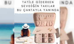 İşte Kadınlar'ın Yeni Markası SOSSE BOX'dan Takı Çantası, Takı Düzenleme Kutusu, Takı Kutusu, Mücevher Kutusu, Mücevher Çantası, Takı Dolabı