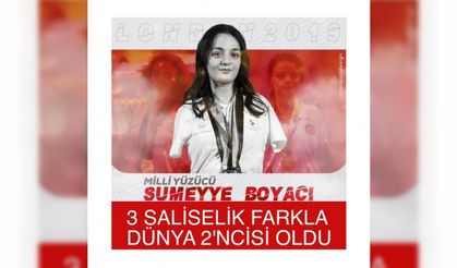 Sümeyye Boyacı, Sadece 3 Saliselik Farkla Dünya 2.'si Oldu